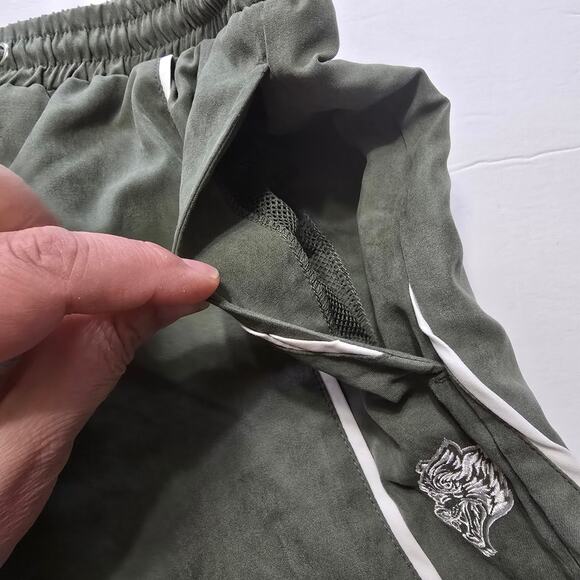Darc Sport Darby Track Shorts Army Green EUC Size L Large - Picture 5 of 10